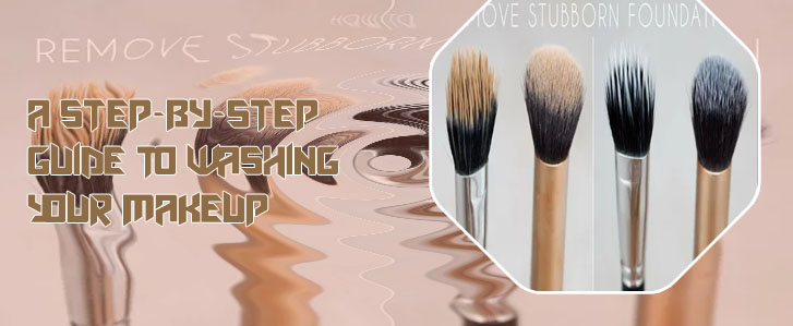 Cleaning foundation brushes