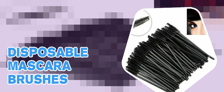 Disposable eyelash brushes