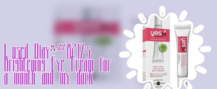Eye cream for dark circles drugstore