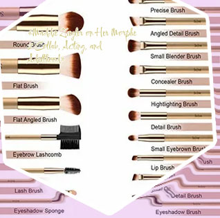 Morphe gold brush set