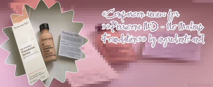 Perricone no makeup foundation nude