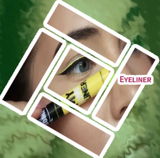 Yellow eyeliner